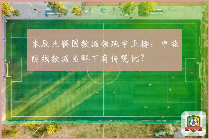 朱辰杰解围数据领跑中卫榜，申花防线数据光鲜下有何隐忧？